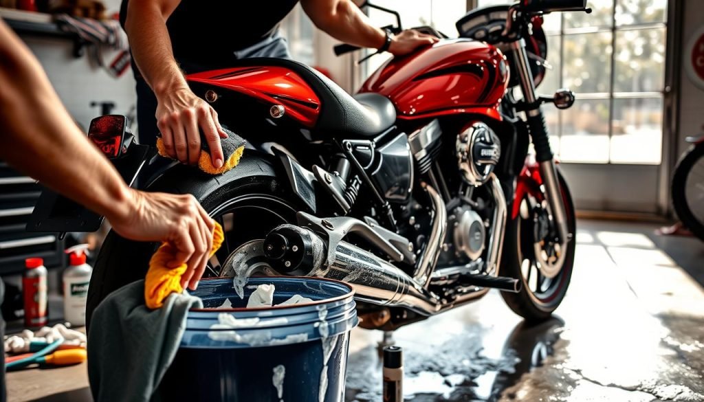 motorcycle cleaning for quick sale