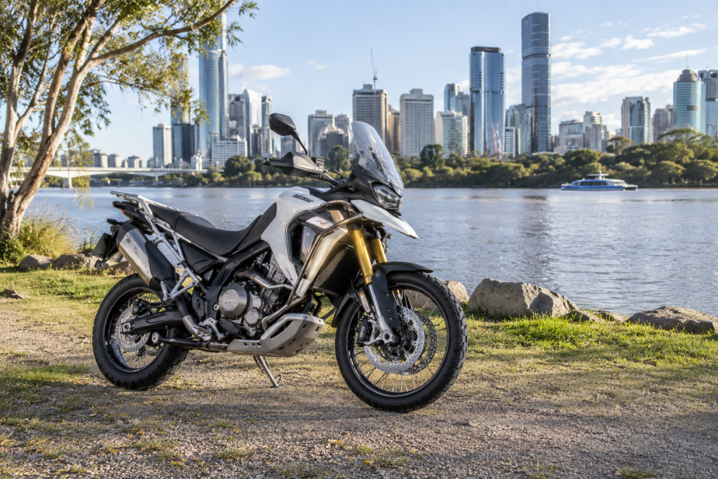 Brisbane — AI illustration of a motorcycle in Australia