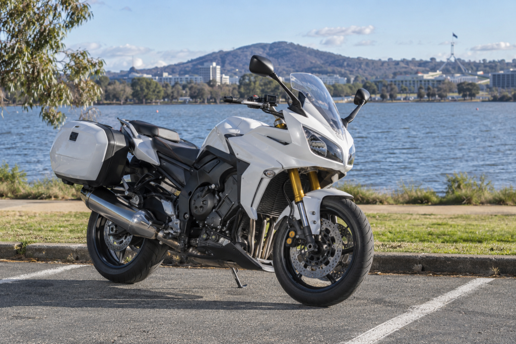 Canberra — AI illustration of a motorcycle in Australia
