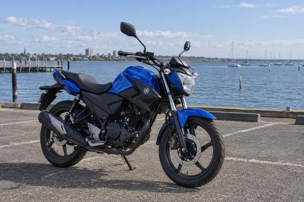 Geelong — AI illustration of a motorcycle in Australia