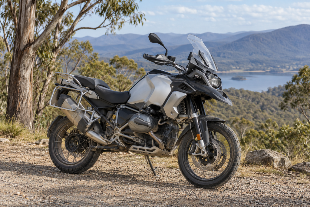 Sell BMW Motorcycle — AI illustration of a motorcycle in Australia