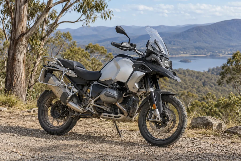 Sell BMW Motorcycle — AI illustration of a motorcycle in Australia