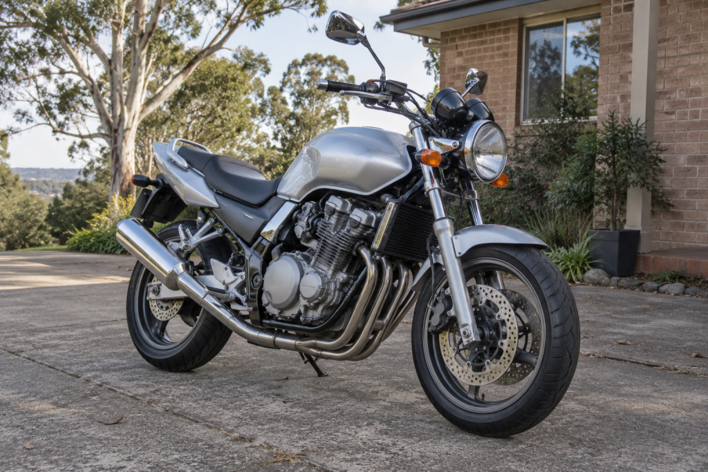 Sell Motorbike — AI illustration of a motorcycle in Australia