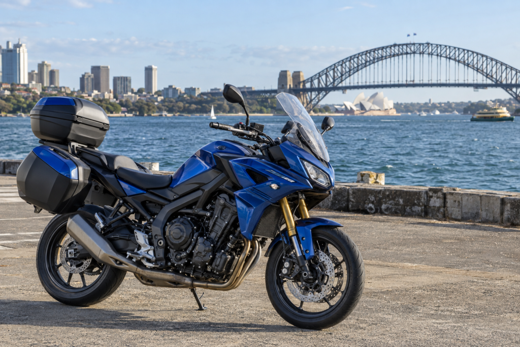 Sydney — AI illustration of a motorcycle in Australia
