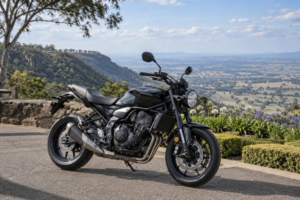 Toowoomba — AI illustration of a motorcycle in Australia