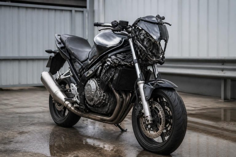 Sell Damaged Motorcycle